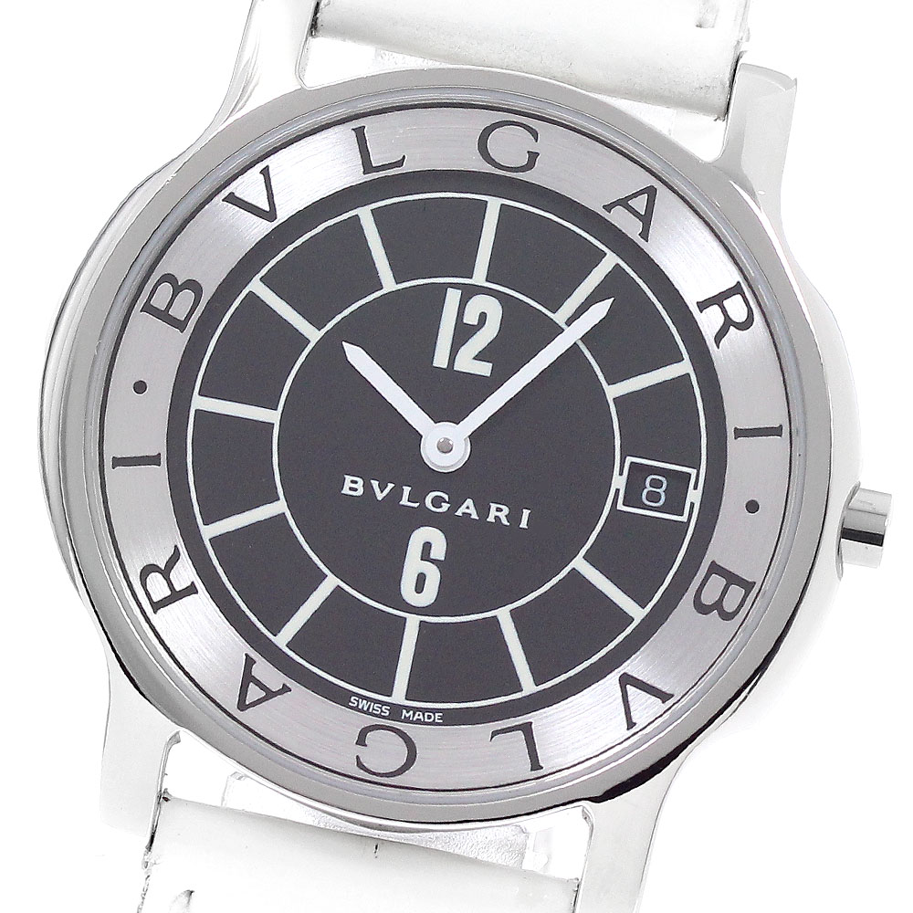 ブルガリ BVLGARI ST35S ソロテンポ デイト クォーツ メンズ _948369【中古】