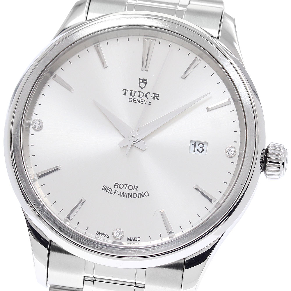 チュードル TUDOR 12700 スタイル デイト 3Pダイヤ 自動巻き メンズ _942510【中古】