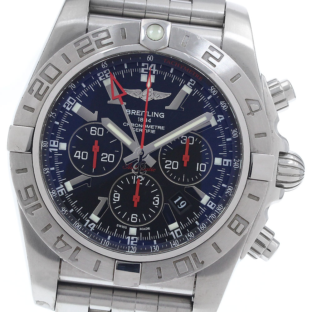 ブライトリング BREITLING AB0412 クロノマット GMT 2000本限定 自動巻き メンズ _945799【中古】|CLOSER