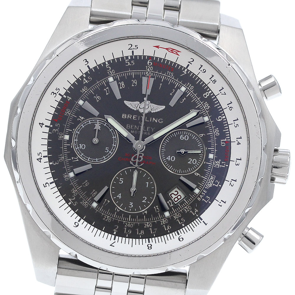 ブライトリング BREITLING A25363 ベントレー モーターズ Ｔスピード クロノグラフ 自動巻き メンズ _945982【中古】