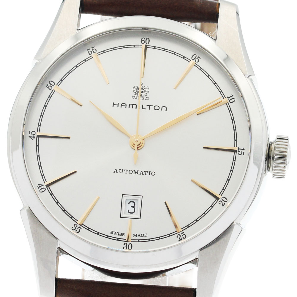 ハミルトン HAMILTON H424151/H42415551 アメリカンクラシック スピリット オブ リバティ デイト 自動巻き 良品 箱・保証書付_947501【中古】