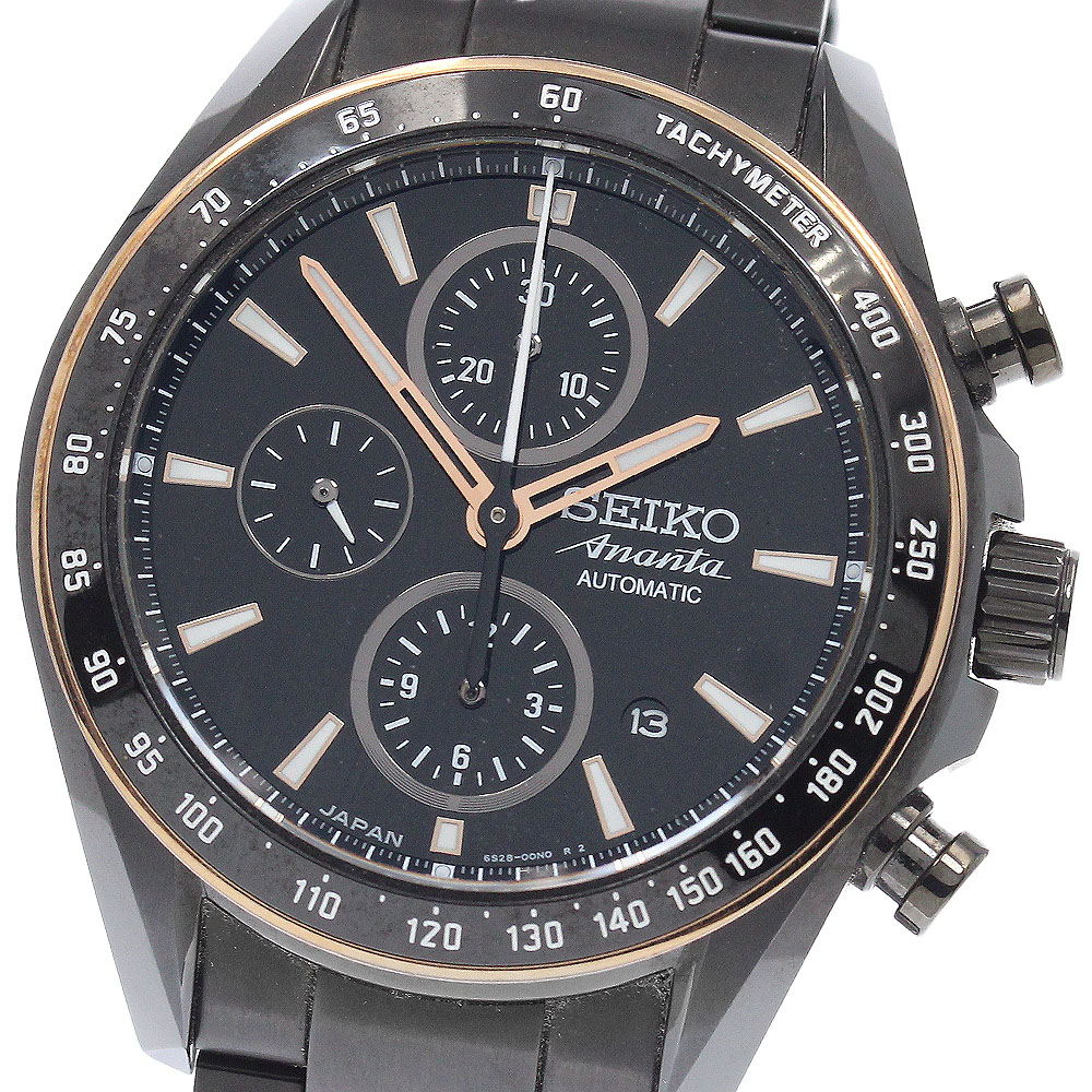 セイコー SEIKO SAEH017/6S28-00K0 ブライツ アナンタ リミテッド クロノグラフ 世界限定500本 自動巻き メンズ 良品 箱付き_947503【中古】