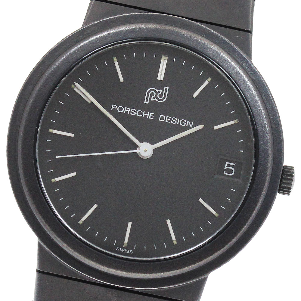 ポルシェ目論む Porsche Design デイト 石英 ボーイズ _948313【中古】