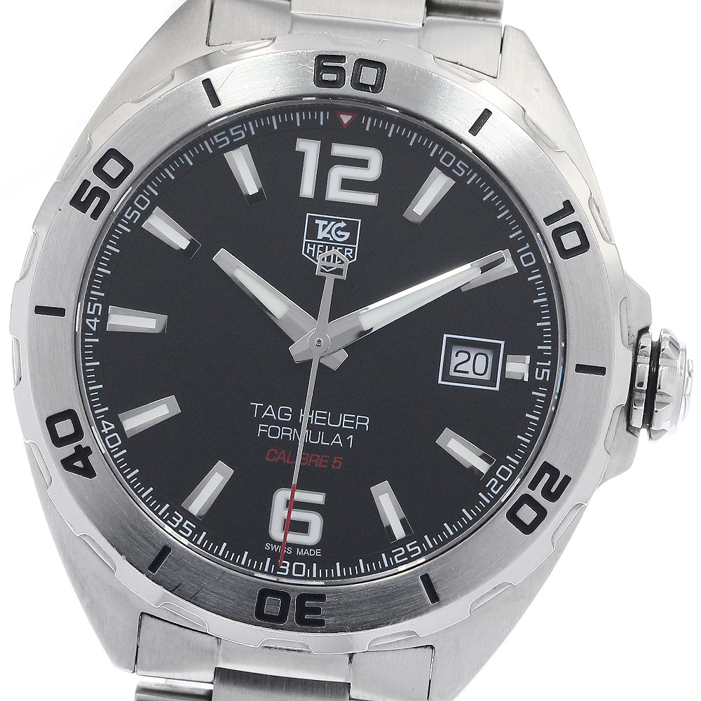 タグホイヤー TAG HEUER WAZ2113 フォーミュラー1 キャリバー5 デイト 自動巻き メンズ 良品 保証書付き_947532【中古】