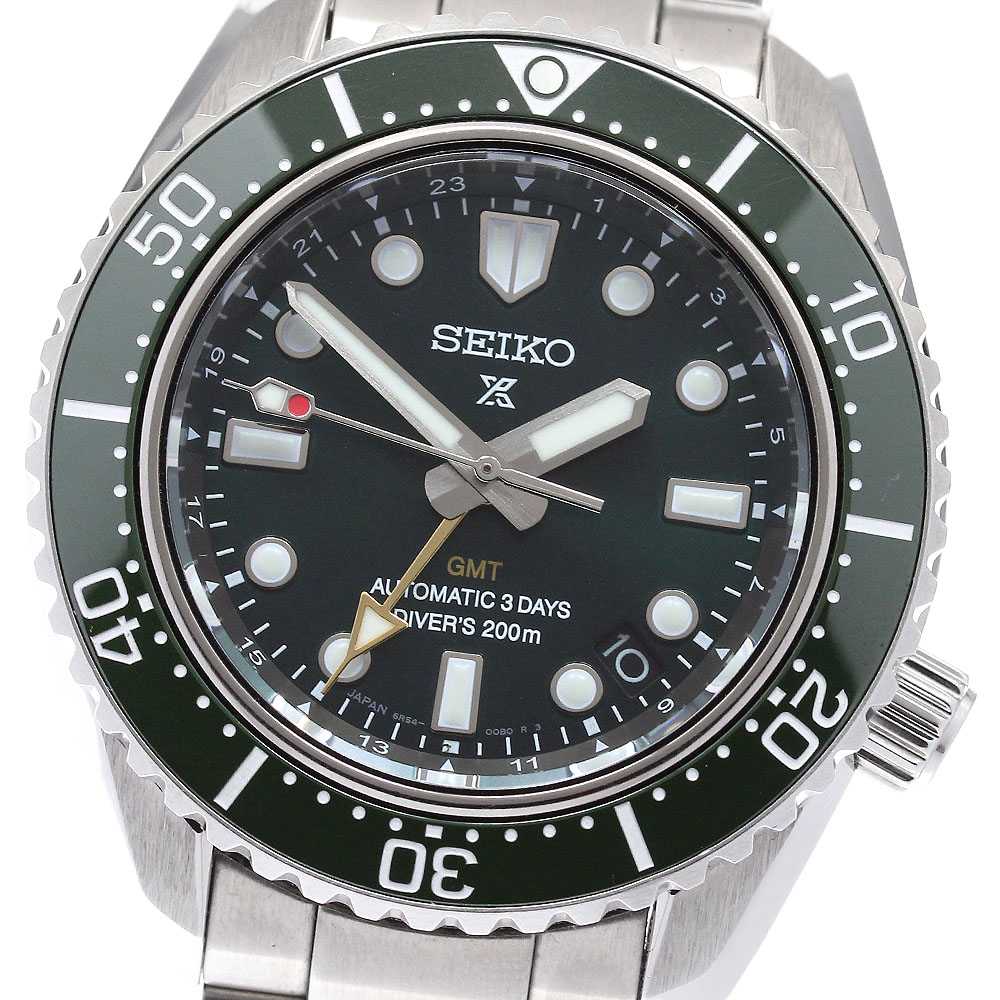 セイコー SEIKO SBEJ009/6R54-00D0 プロスペックス 1968 メカニカルダイバーズ デイト GMT 自動巻き メンズ 箱・保証書付き_948366【中古】