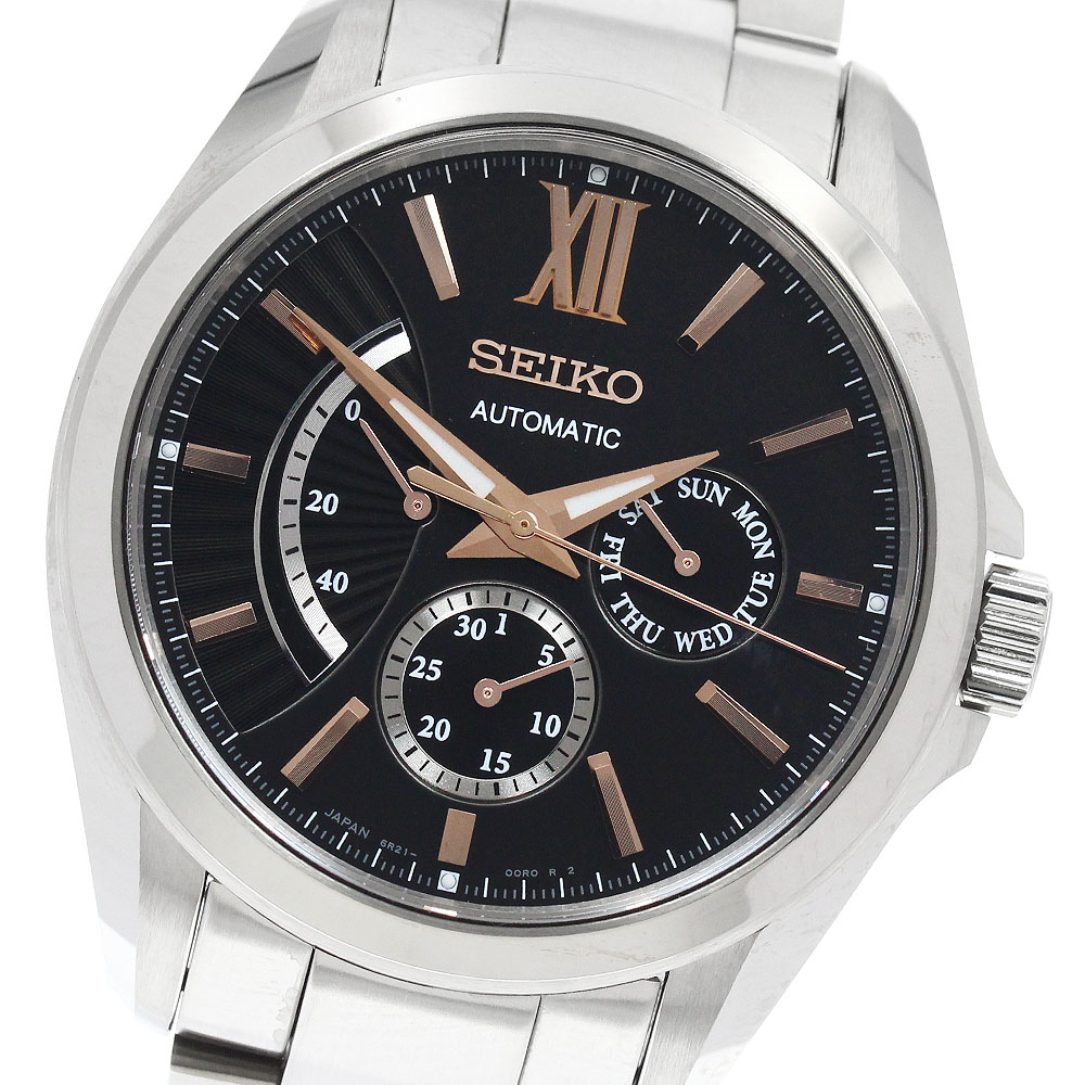 セイコー SEIKO 6R21-00W0/SDGC029 ブライツ デイデイト パワーリザーブ 自動巻き メンズ 美品 保証書付き_948615【中古】 46,068円