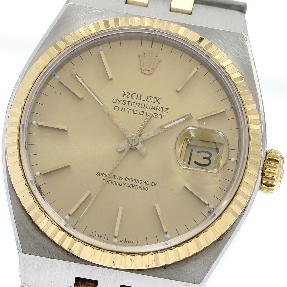 ロレックス ROLEX 17013 オイスター デイトジャスト クォーツ メンズ _904954【中古】