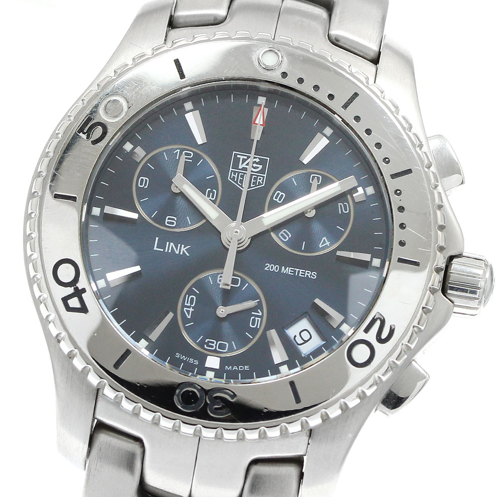 タグホイヤー TAG HEUER CJ1112 リンク デイト クロノグラフ クォーツ メンズ _938619【中古】