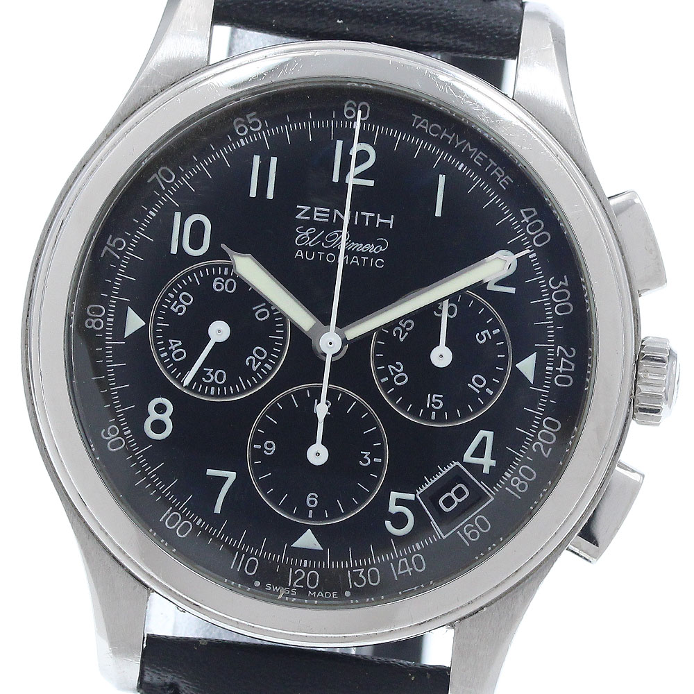 ゼニス ZENITH 01.0501.400 クラス エルプリメロ クロノグラフ 自動巻き メンズ _943958【中古】 163,900円