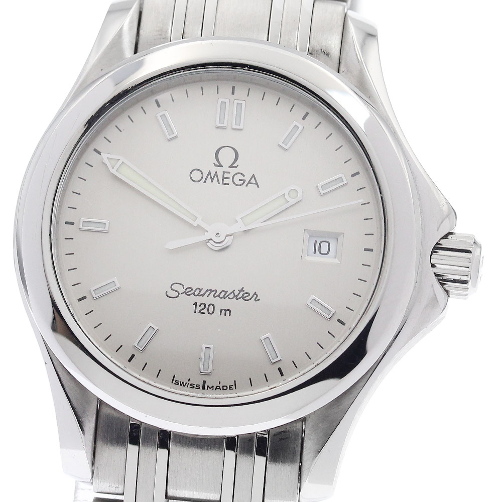 オメガ OMEGA 2571.33 シーマスター120M デイト クォーツ レディース _948321【中古】
