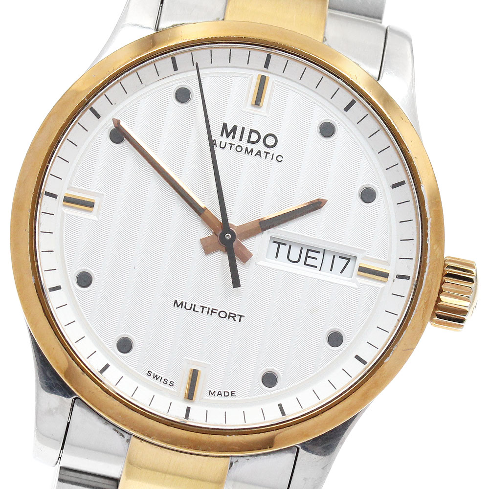 ミドー MIDO M005830A マルチフォート デイデイト 自動巻き メンズ _949555【中古】