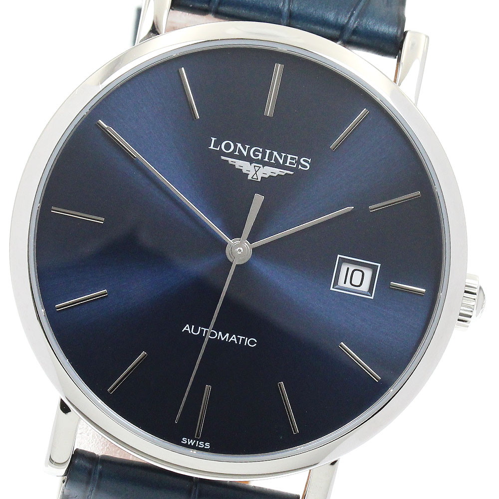 ロンジン LONGINES L4.910.4 エレガント デイト 自動巻き メンズ 極美品 箱・保証書付き_949178【中古】