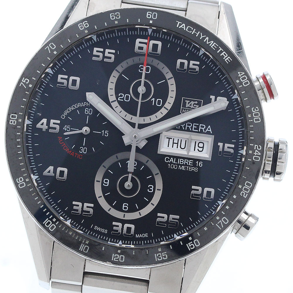 タグホイヤー TAG HEUER CV2A1R.BA0799 カレラ キャリバー16 クロノグラフ 自動小銃一巻き メンズ 箱・御墨付き付き添い人_949428【中古】