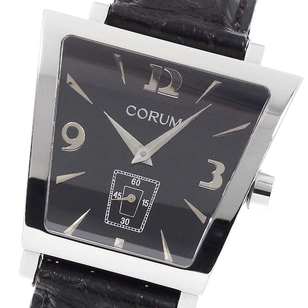 コルム CORUM 106.404.20 トラピーズ スモールセコンド クォーツ メンズ _949673【中古】
