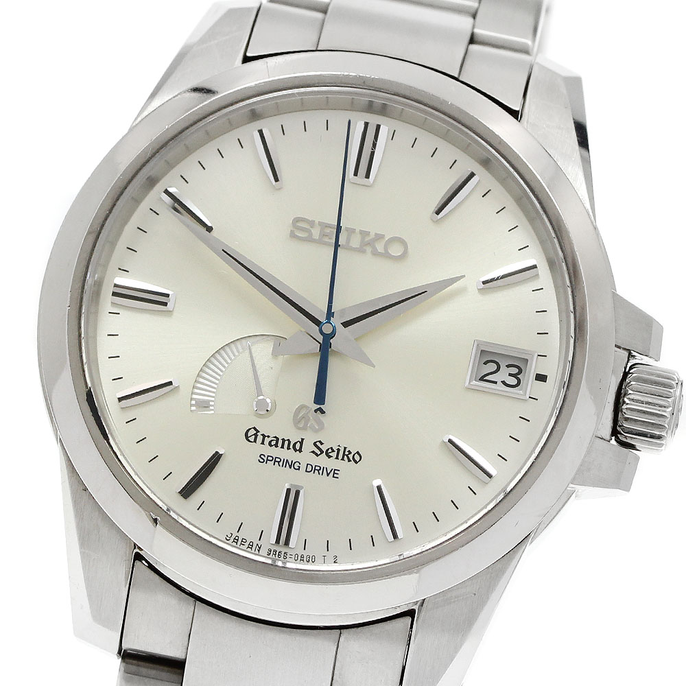 セイコー SEIKO SBGA079/9R65-0BG0 グランドセイコー パワーリザーブ デイト スプリングドライブ メンズ 箱・保証書付き_947259【中古】|CLOSER