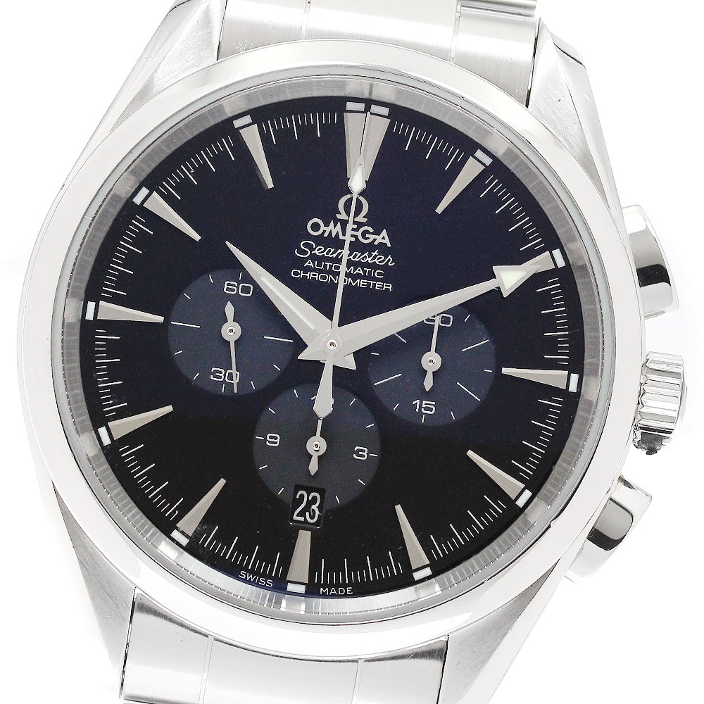 オメガ OMEGA 2512.50 シーマスター アクアテラ クロノグラフ 自動巻き メンズ _944097【中古】