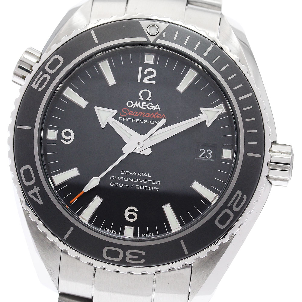 オメガ OMEGA 232.30.46.21.01.001 シーマスター プラネットオーシャン デイト 自動巻き メンズ 美品 _946999【中古】