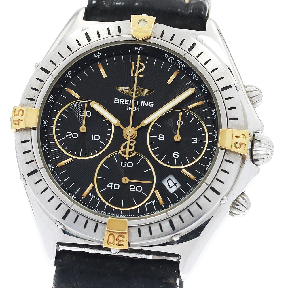 ブライトリング BREITLING B55045 クロノセクスタント デイト クロノグラフ クォーツ ボーイズ _949145【中古】