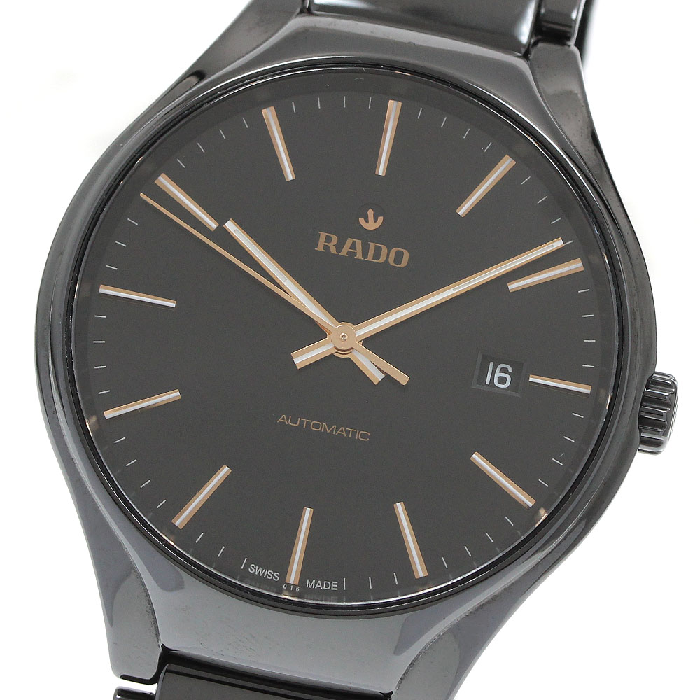 ラドー RADO 763.0056.3 フローレンス デイト 自動小銃一巻き メンズ 美品 御墨付き付き添い人_949148【中古】