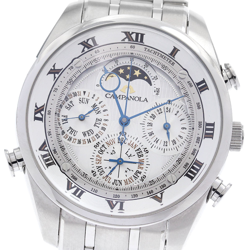 シチズン CITIZEN AH4080-52A/6772-T025307 カンパノラ グランドコンプリケーション ムーンフェイズ クォーツ メンズ 良品 _949202【中古】 89,540円