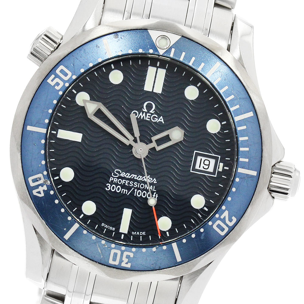 オメガ OMEGA 2561.80 シーマスター300 デイト クォーツ ボーイズ _922932【中古】