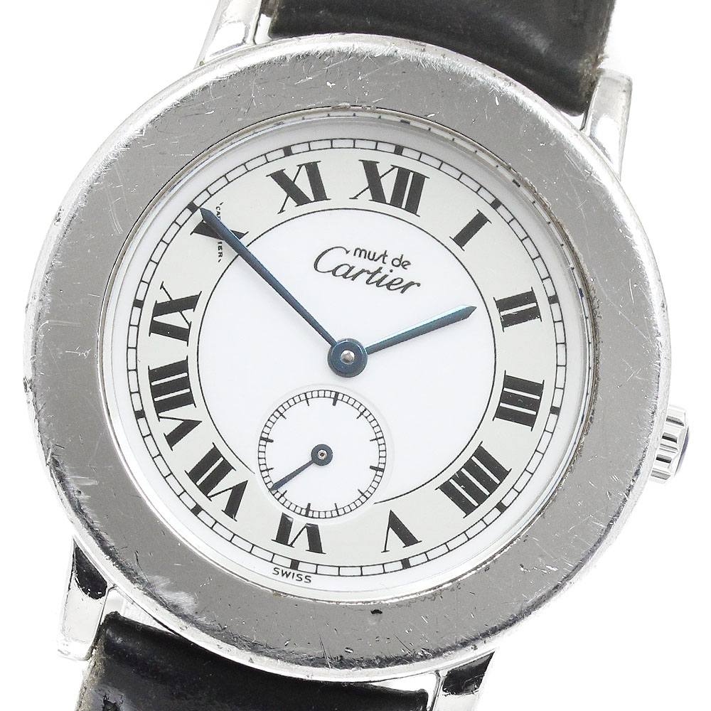 カルティエ CARTIER W1006718 マスト2 ロンド SV925 スモールセコンド クォーツ レディース _949385【中古】 68,244円