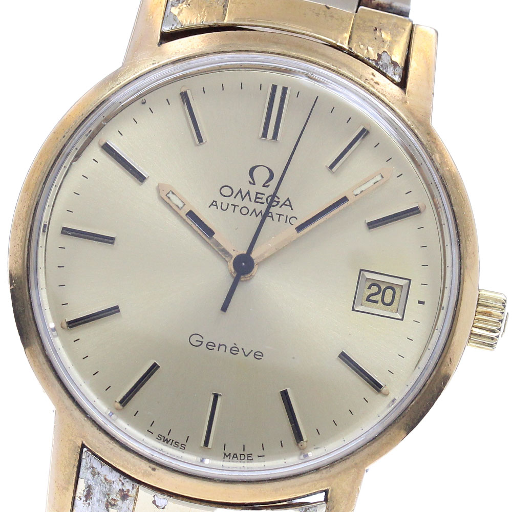 オメガ OMEGA 166.0163 ジュネーブ デイト Cal.1012 自動巻き メンズ _932783【中古】｜CLOSER 54,648円
