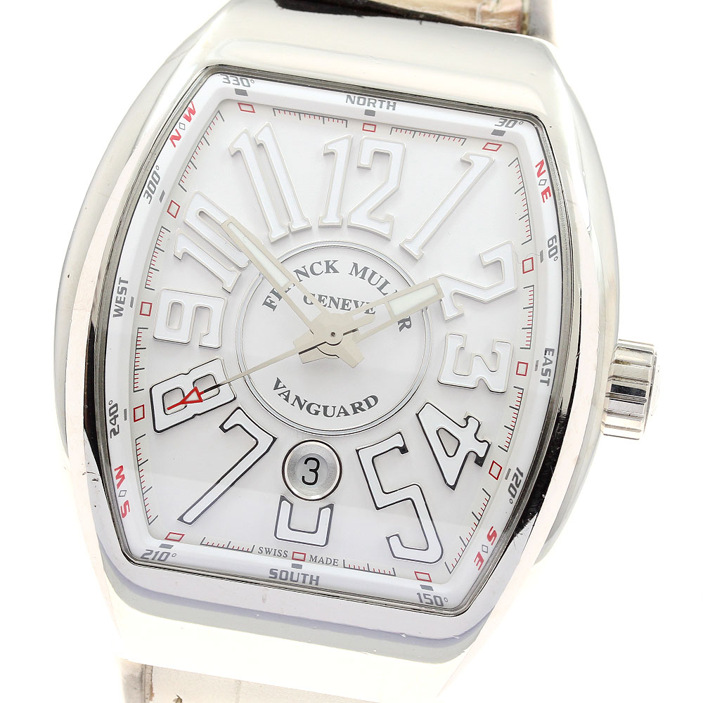 ベルト訳あり フランクミュラー FRANCK MULLER V45SCDT ヴァンガード デイト 自動巻き メンズ _945683【中古】