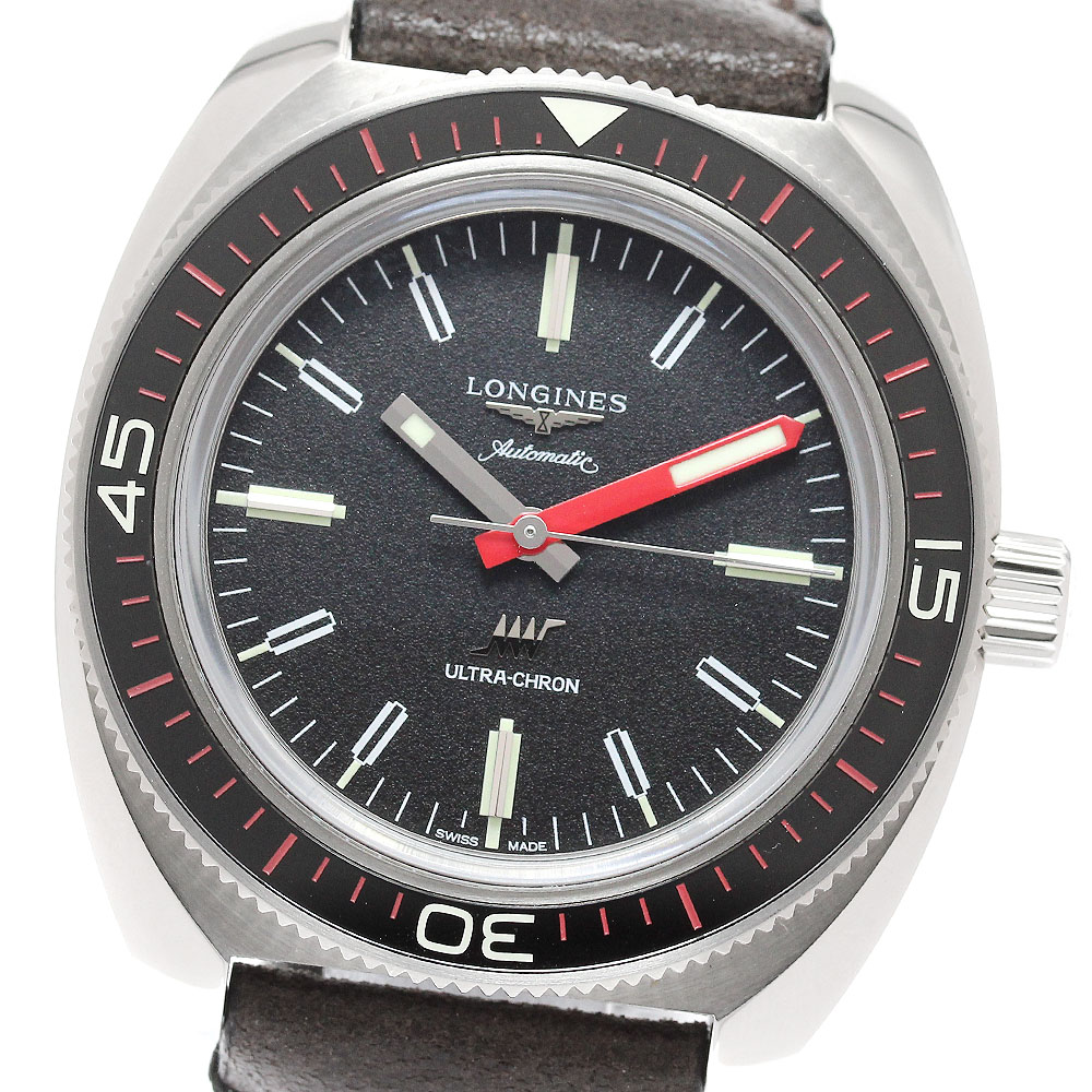 ロンジン LONGINES L2.836.4 ウルトラクロン 自動小銃一巻き メンズ 良品 箱・御墨付き付き添い人_949451【中古】