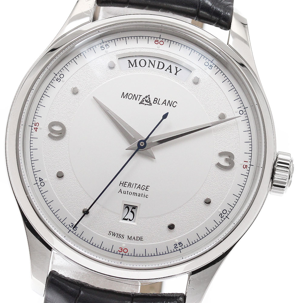 モンブラン MONTBLANC 119947 ヘリテイジ オートマティック デイデイト 自動巻き メンズ 良品 _949786 楽天市場】モンブラン MONTBLANC 119947 ヘリテイジ オートマティック