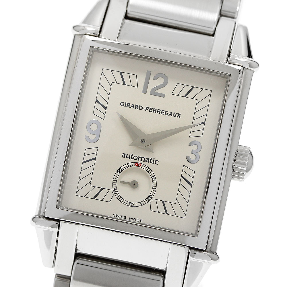ジラール・ペルゴ GIRARD PERREGAUX 25930.0.11.815 ヴィンテージ 1945 スモール秒 自動小銃一巻き メンズ 良品 お墨付き付き添い人_942122【中古】
