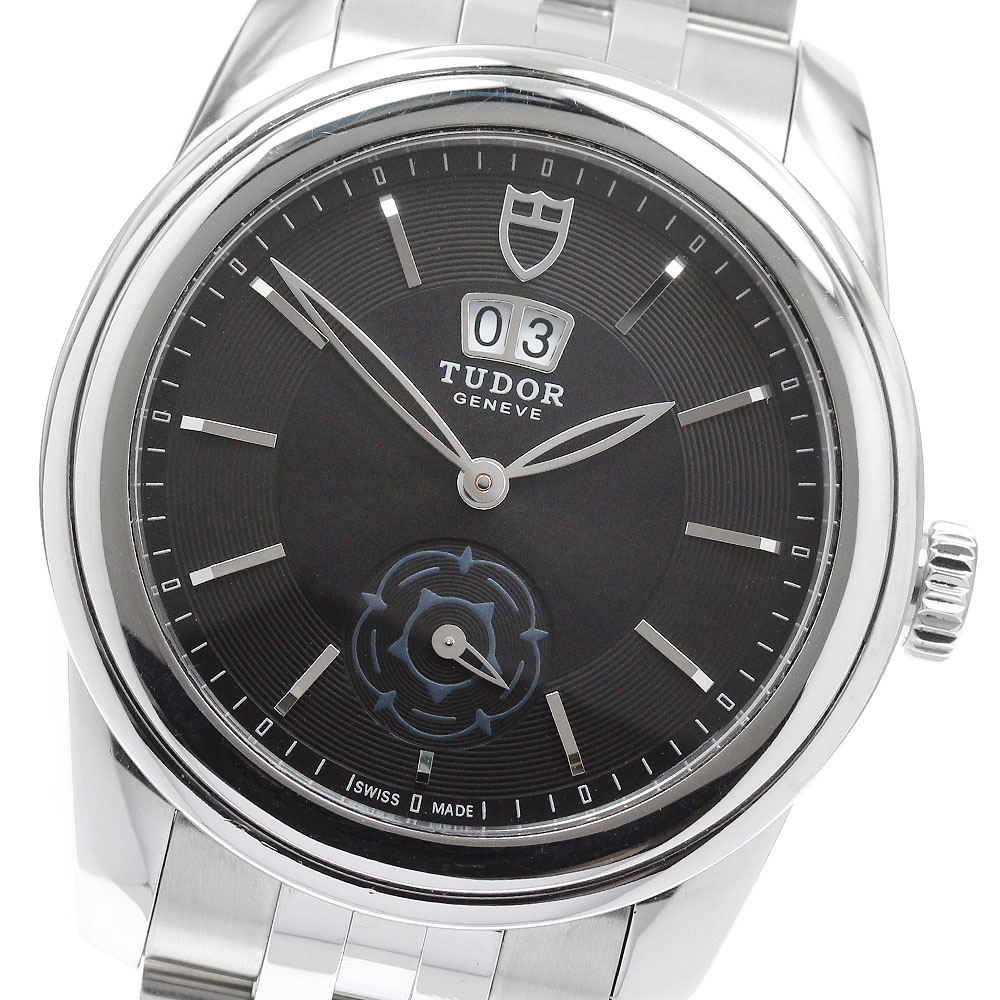 チュードル TUDOR 57000 グラマー ダブルデイト 自動小銃一巻き メンズ 良品 お墨付き付き添い人_950628【中古】