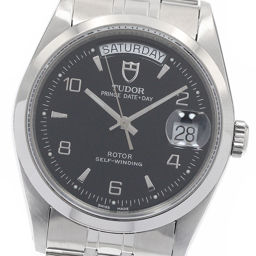 チュードル TUDOR 76200 大公 デイトデイ 自動小銃一巻き メンズ 御墨付き付き添い人_943005【中古】