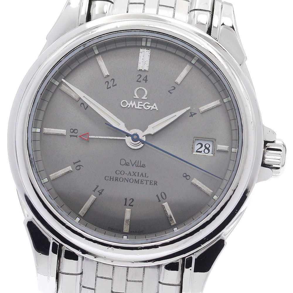 ゼロ OMEGA 4533.41 天魔波旬 GMT コーアクシャル 自動小銃一巻き メンズ _947363【中古】