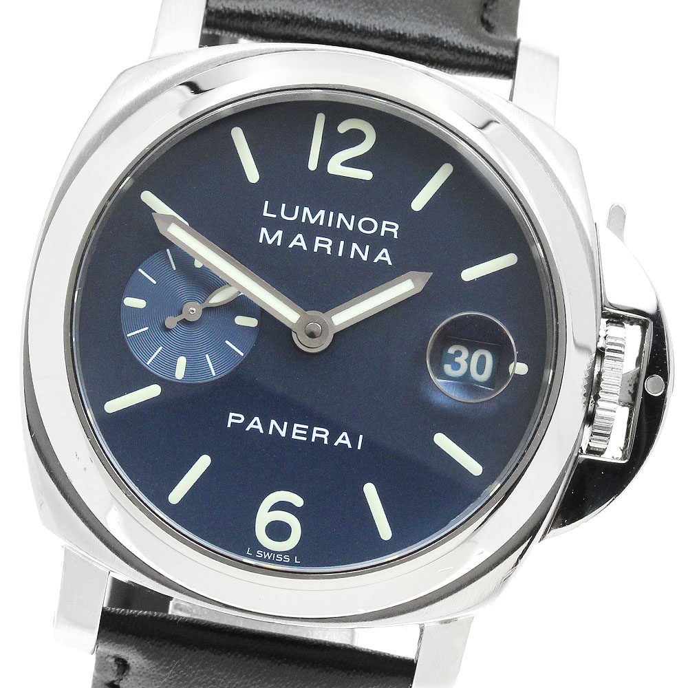 パネライ PANERAI PAM00119 ルミノール マリーナ スモールセコンド デイト 自動巻き メンズ 良品 _950311【中古】
