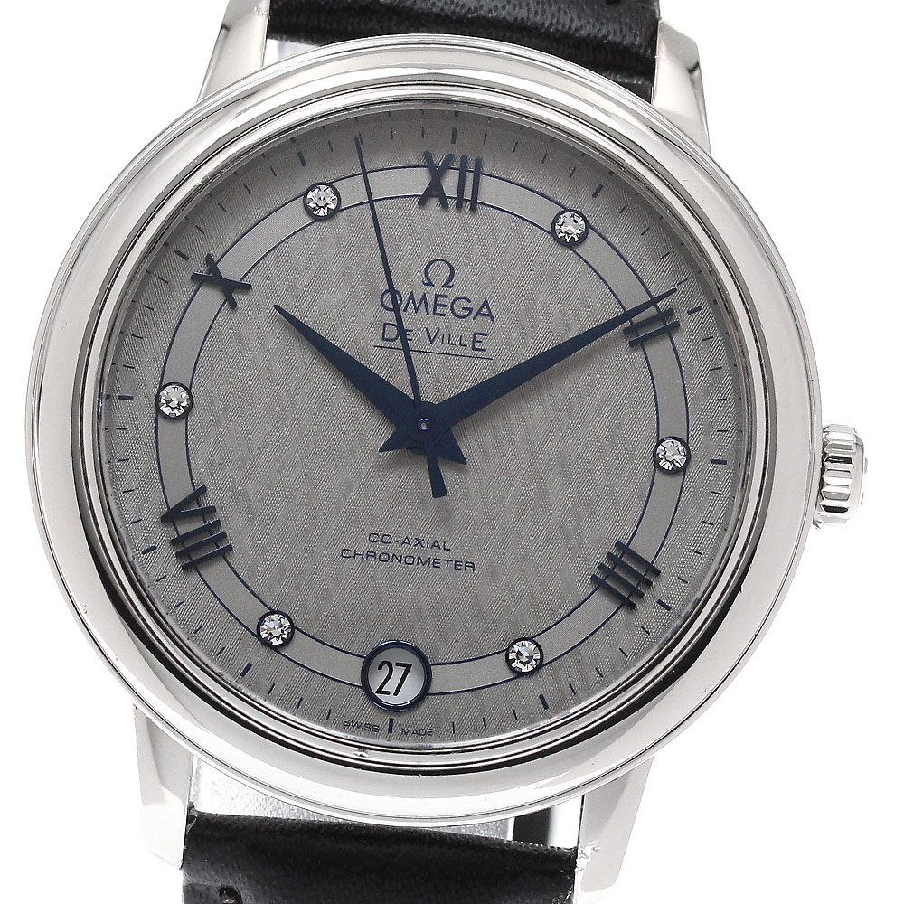 オメガ OMEGA 424.13.33.20.56.002 デビル プレステージ 6Pダイヤ 自動巻き レディース _950366【中古】｜CLOSER