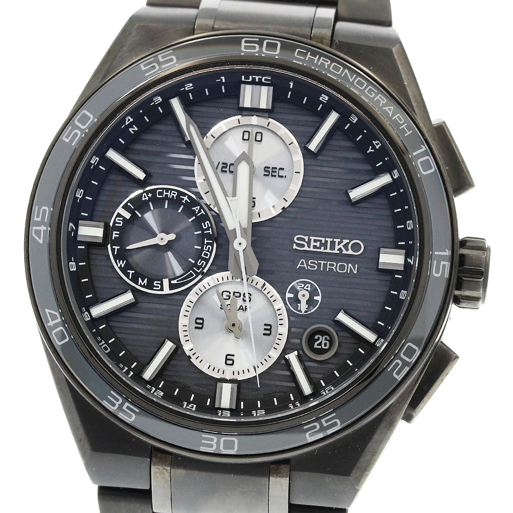 セイコー SEIKO SBXC179/5X83-0AP0-1 アストロン ネクスタ― ソーラー電磁波 メンズ 美品 _951374【中古】 腕時計-メンズ腕時計