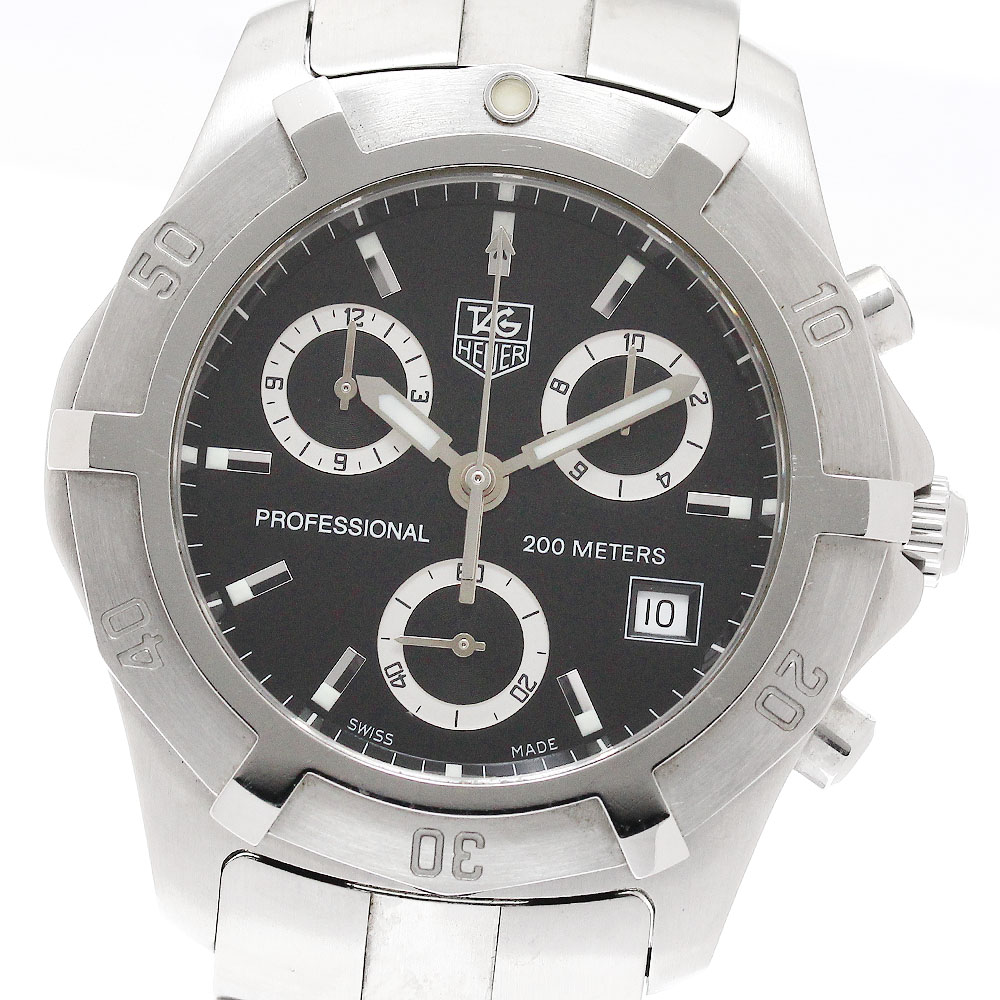 タグホイヤー TAG HEUER CN111F エクスクルーシブ クロノグラフ クォーツ メンズ _945529【中古】