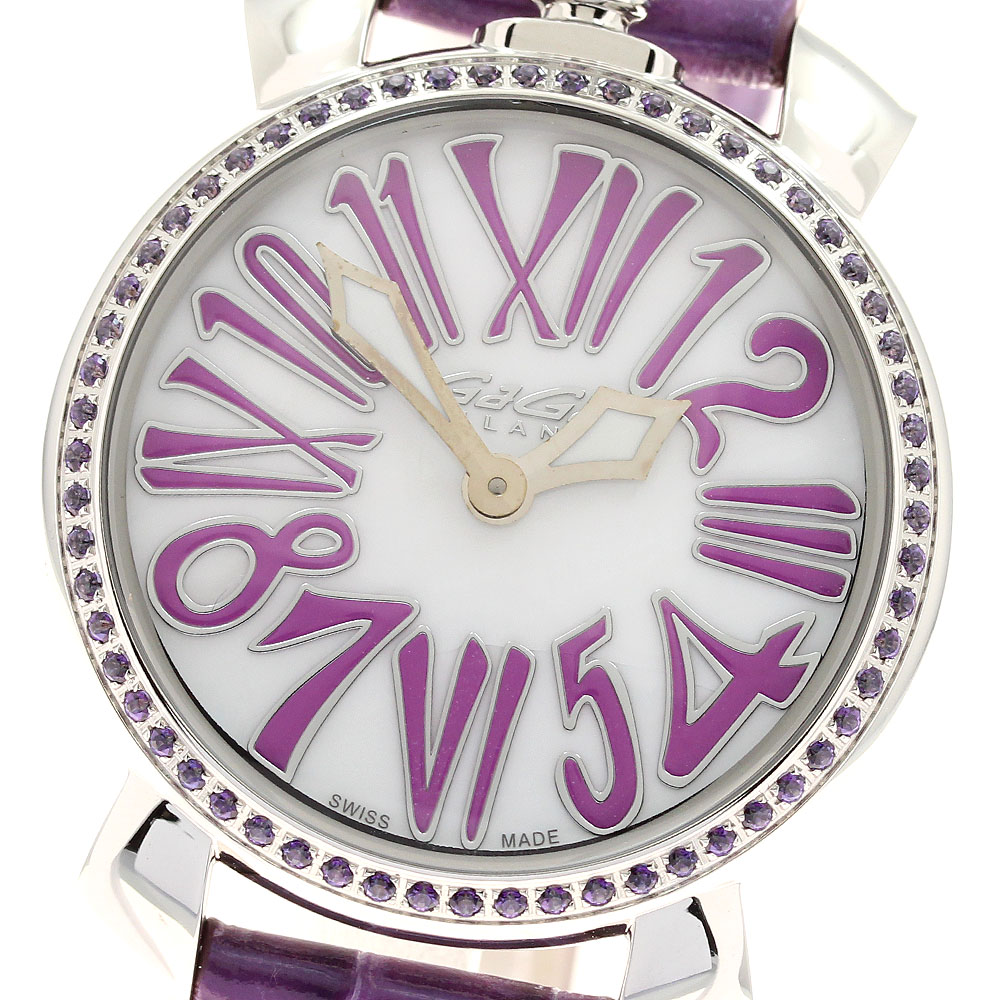 ガガミラノ GaGa MILANO 6025.01 マヌアーレ35MM クォーツ レディース _947034【中古】|CLOSER