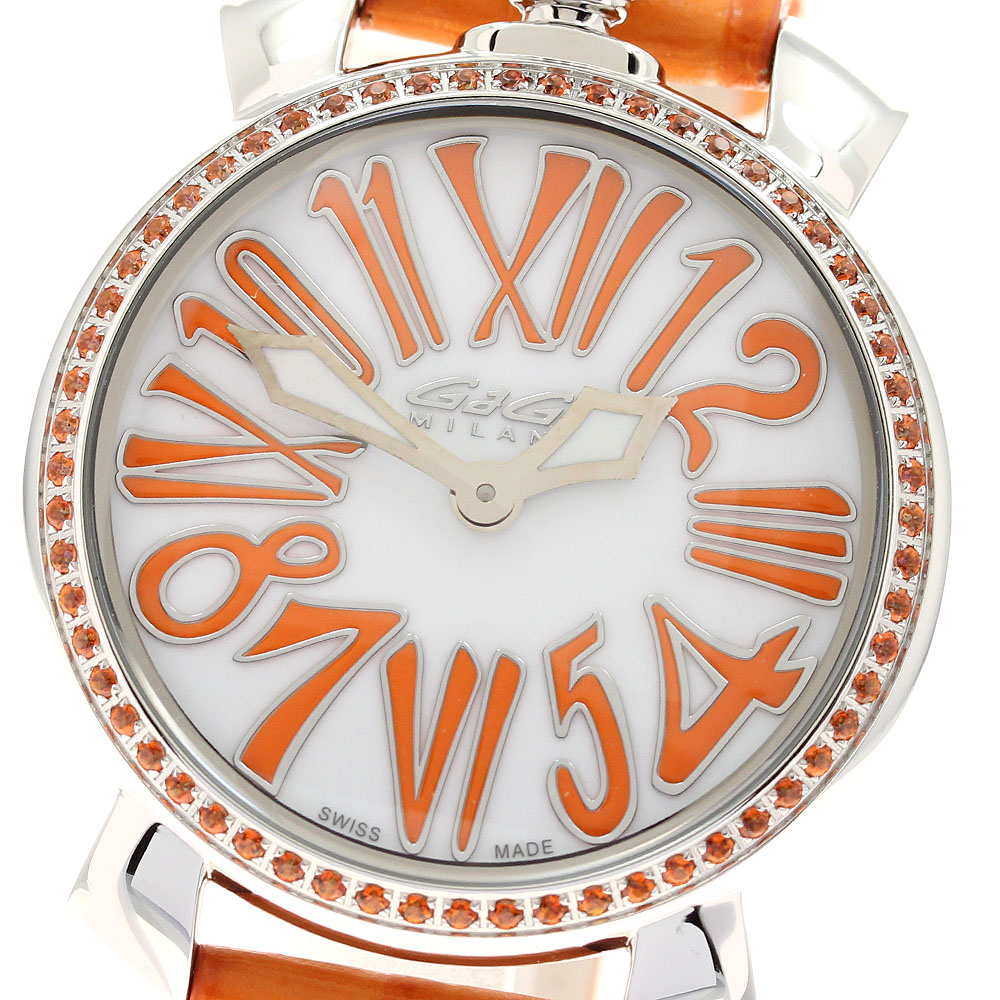 訳あり ガガミラノ GaGa MILANO 6025.05 マヌアーレ35MM クォーツ レディース _947063【中古】