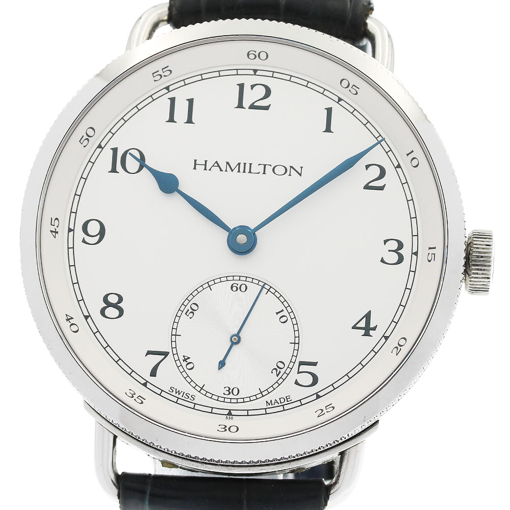 ハミルトン HAMILTON H787190 カーキネイビー パイオニア リミテッド 限定1892本 スモールセコンド 手巻き メンズ _948891【中古】