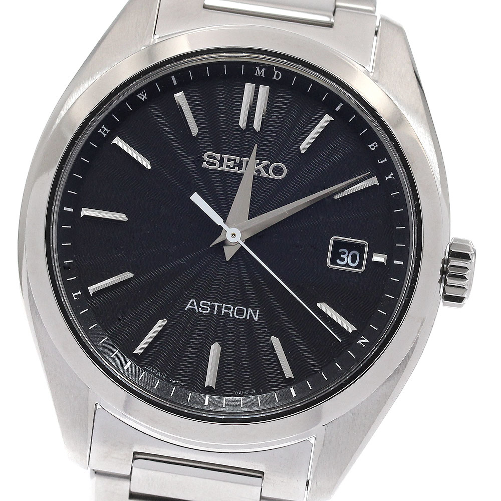 セイコー SEIKO SBXY033/7B72-0AD0 アストロン オリジン デイト ソーラー電波 メンズ 極美品 箱・保証書付き_951658【中古】
