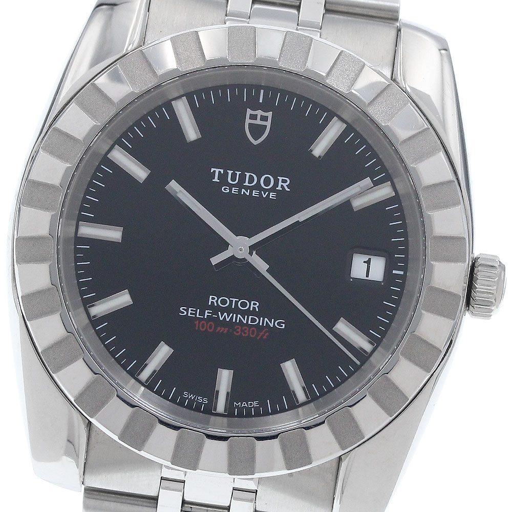チュードル TUDOR 21010 古典派音楽 デイト 自動小銃一巻き メンズ _951454【中古】 メンズ腕時計-腕時計