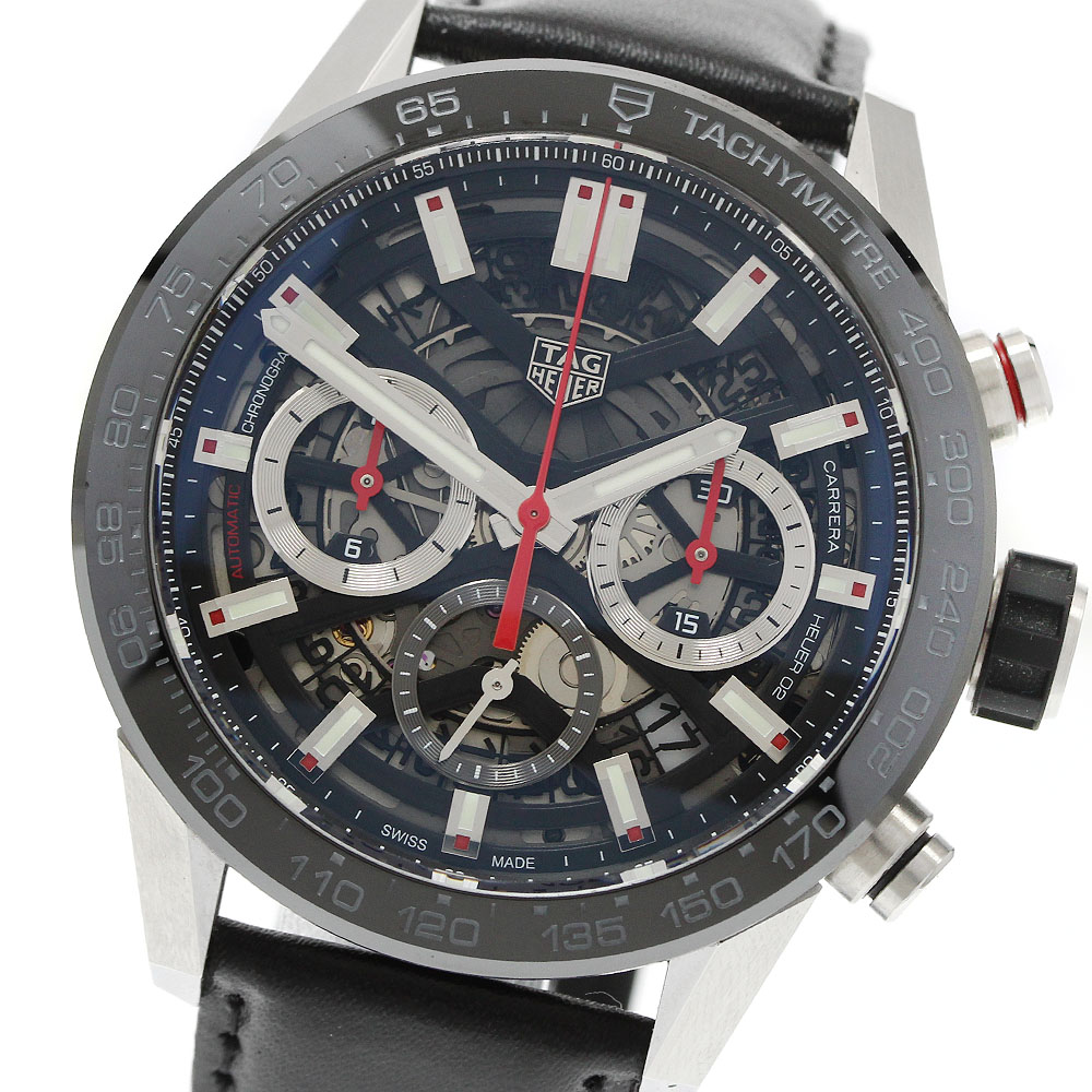 タグホイヤー TAG HEUER CBG2010.FT6144 カレラ キャリバーホイヤー02 クロノグラフ 自動小銃一巻き メンズ 良品 箱・お墨付き付き添い人_950744【中古】