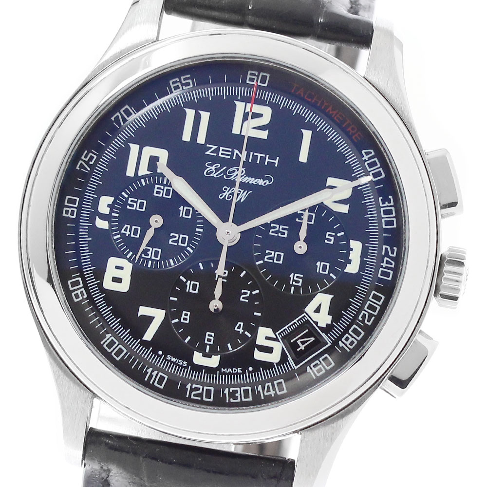 ゼニス ZENITH 01.0500.420 クラス エルプリメロ クロノグラフ 手巻き メンズ _951149【中古】