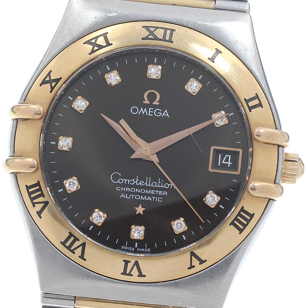 ゼロ OMEGA 1301.60 コンステレーション 11P金剛石 自動小銃一巻き メンズ _951387【中古】