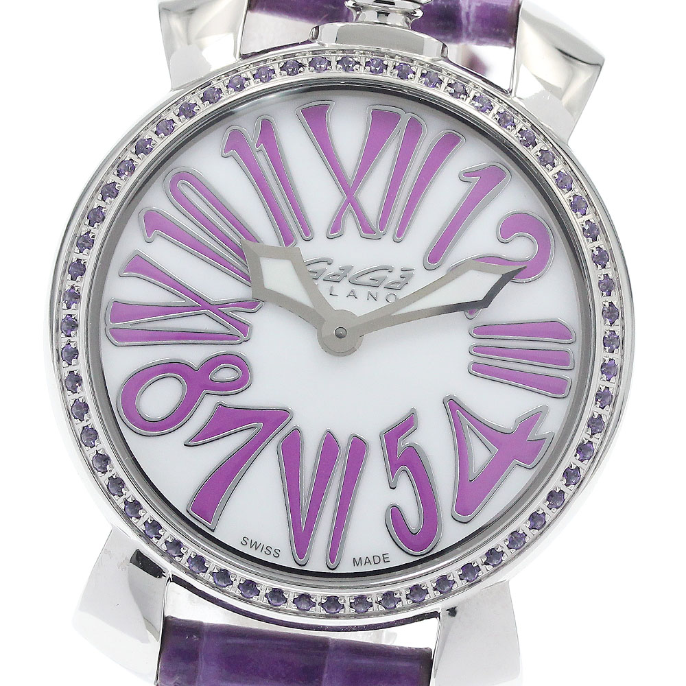 ガガミラノ GaGa MILANO 6025.01 マヌアーレ35MM クォーツ レディース _947020【中古】｜CLOSER