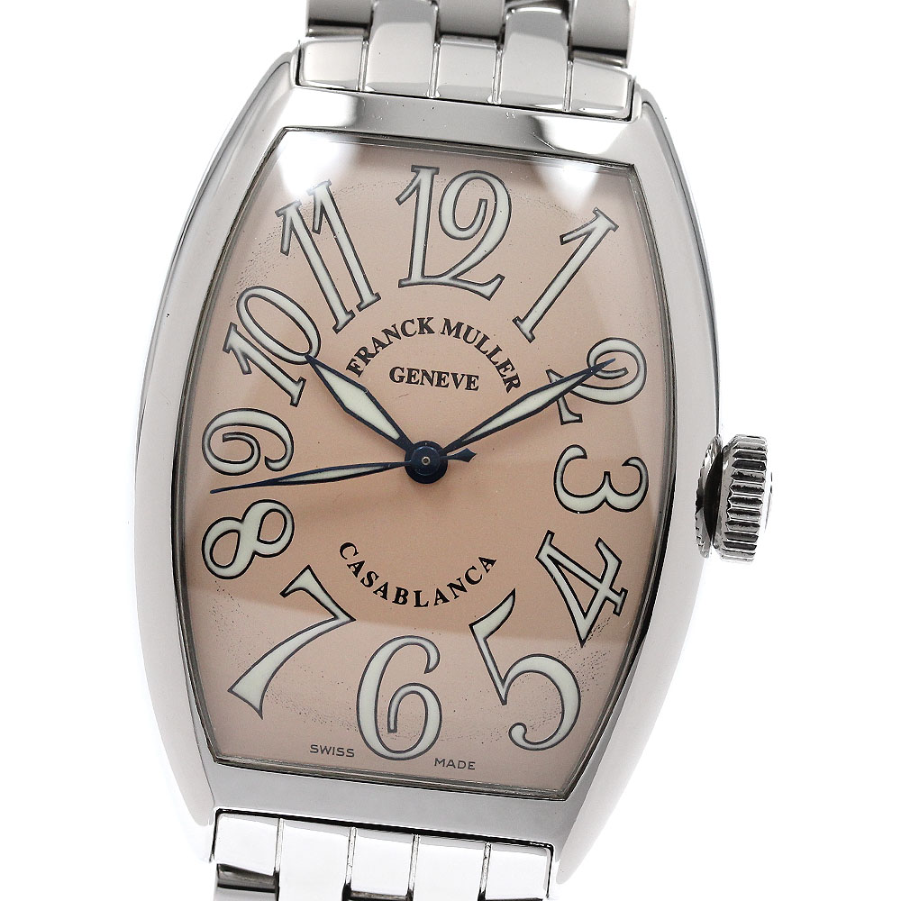 フランクミュラー FRANCK MULLER 5850 カサブランカ 自動巻き メンズ 箱・保証書付き_951098【中古】