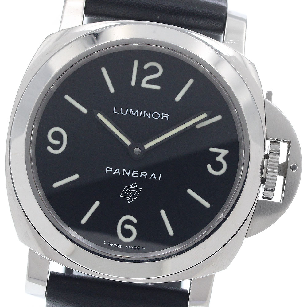 パネライ PANERAI PAM00000 ルミノール ベース ロゴ 手巻き メンズ 保証書付き_951443【中古】