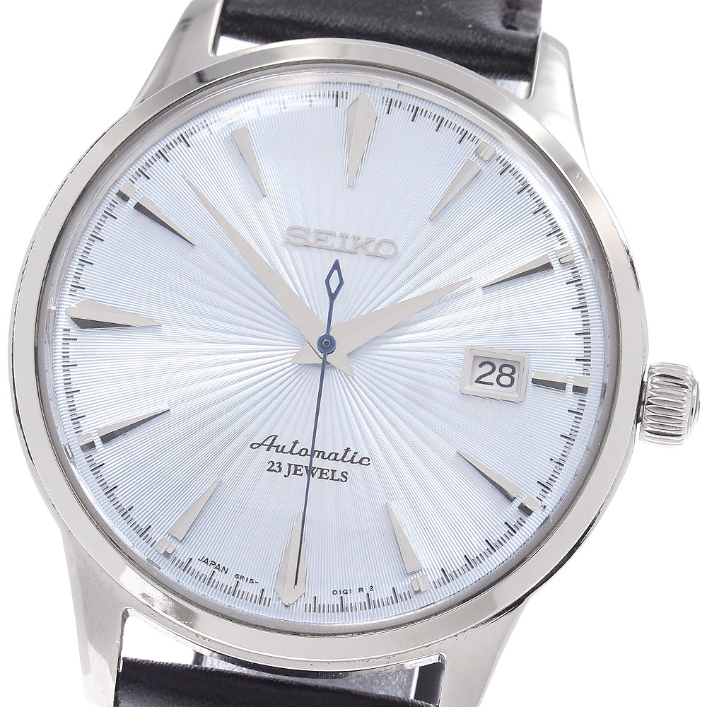 セイコー SEIKO SARB065/6R15-01S1 メカニカル 石垣忍 カクテルモデル デイト 自動巻き メンズ _943373【中古】 28,457円